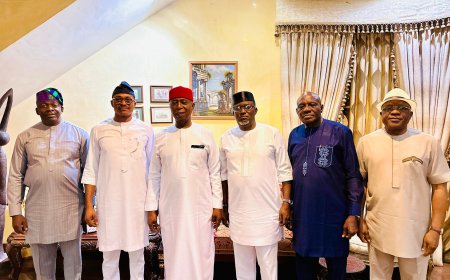 OGWASHI UKU DAM PROJECT TOPS LIST AS SENATOR NED NWOKO HOSTS BENIN-OWENA DEVELOPMENT AUTHORITY TEAM AT HIS ABUJA RESIDENCE