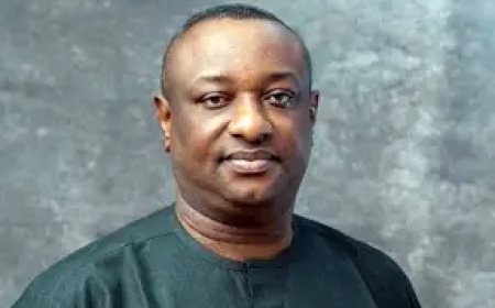 DISCOUNTENANCE FAKE 2027 GOVERNORSHIP POSTERS OF OLOROGUN FESTUS KEYAMO, SAN CIRCULATING ON THE INTERNET.