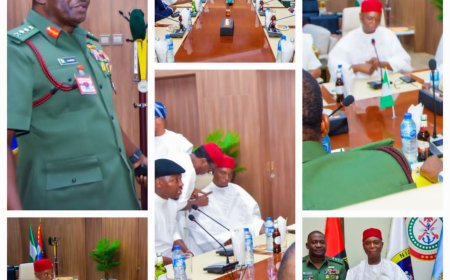 SENATOR NED NWOKO AND HIS AD-HOC COMMITTEE MEMBERS STRATEGIZE MEANS TO CURB CRUDE OIL THEFT IN NIGER DELTA REGION.